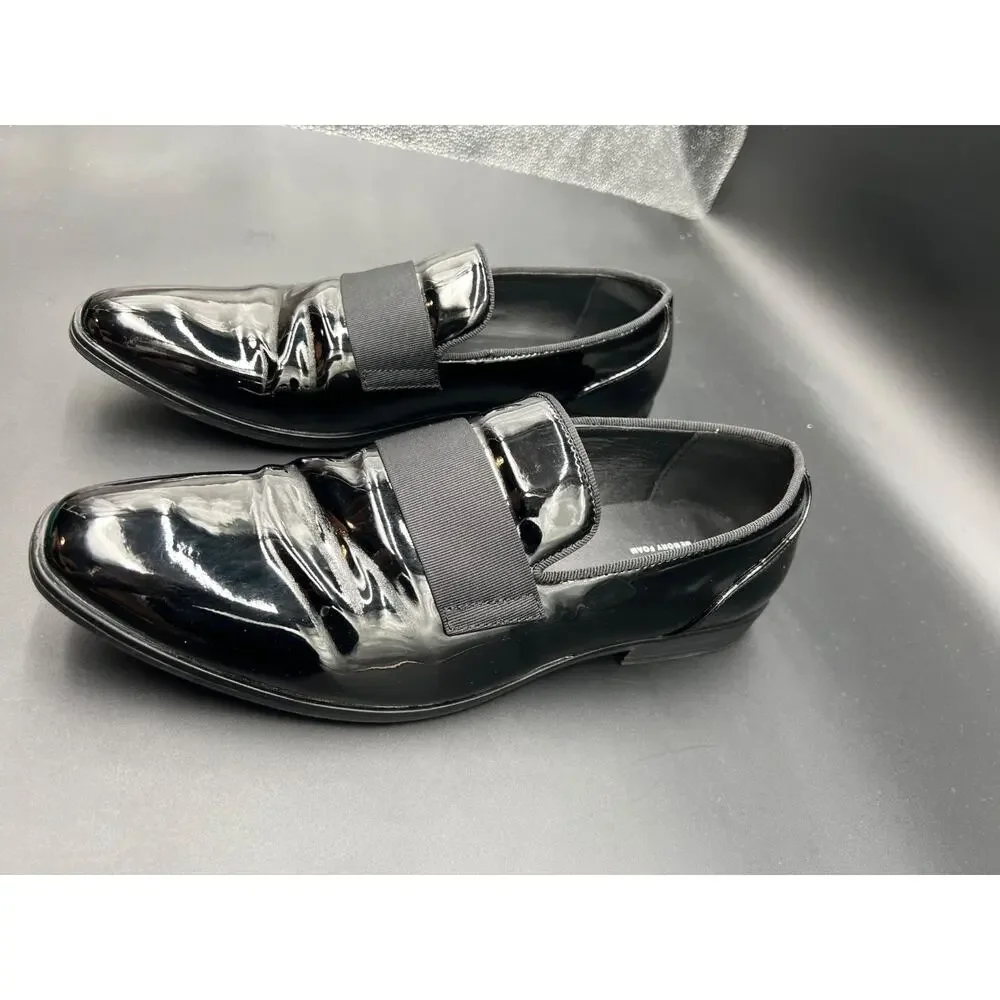Men’s Alfani Haydan Patent Slip-On Loafers US Size 8 #98
